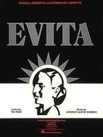 Evita-Broadway piano sheet music cover